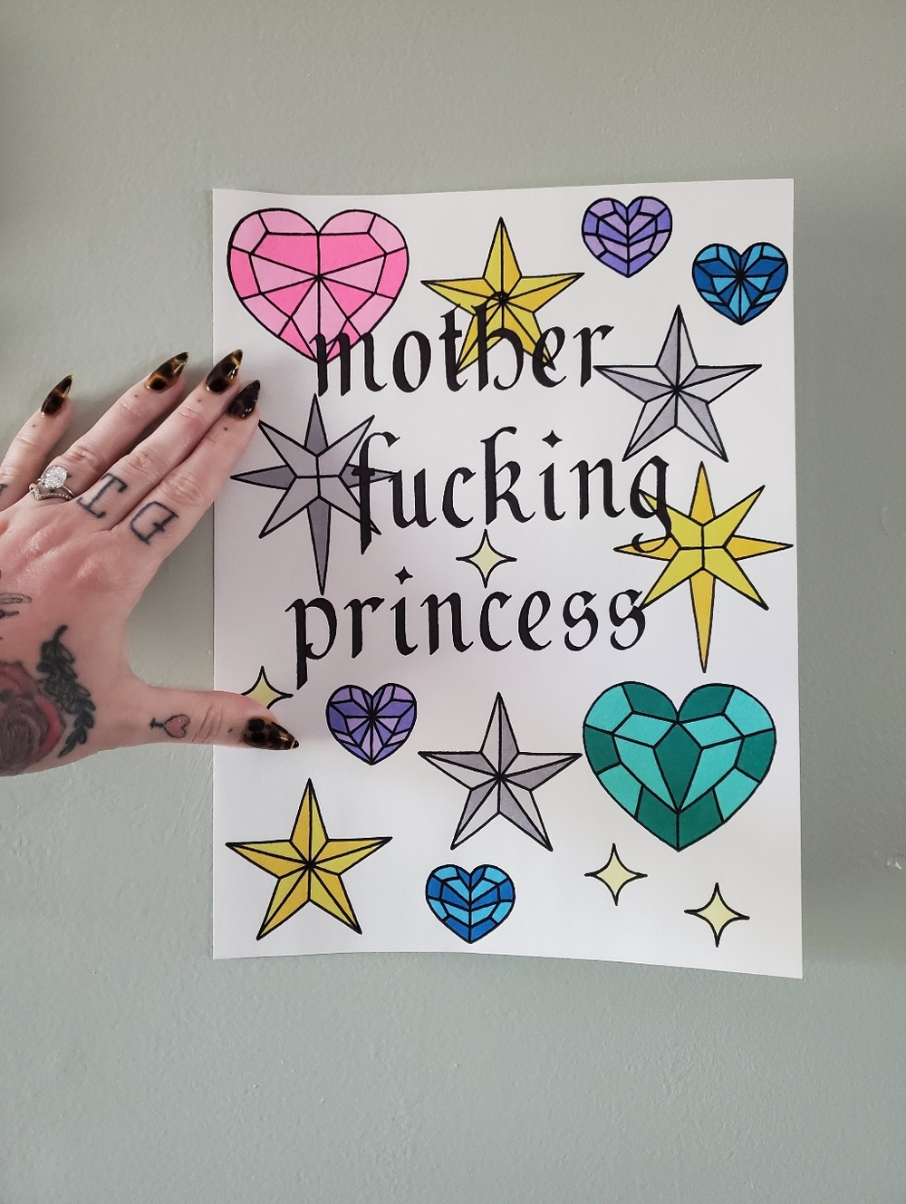 Avril Lavigne Lyrics Inspired Original Art